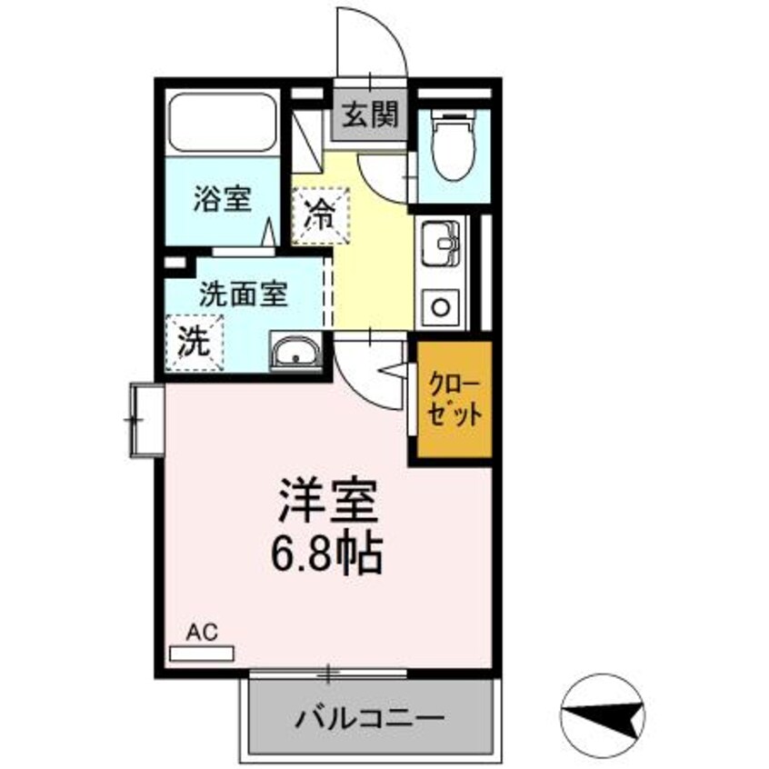間取図 サウスウイングウエダ