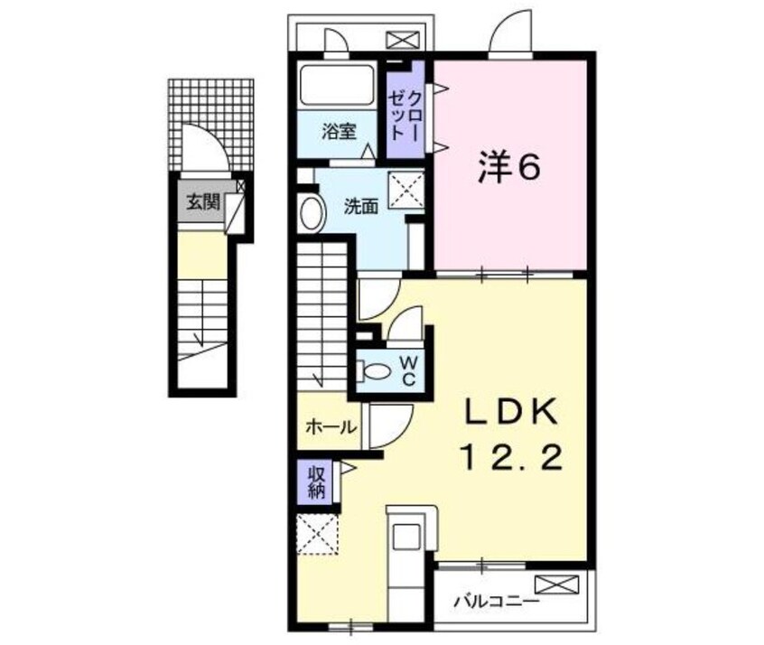 間取図 ミルフロールⅤ