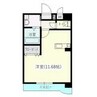 なかよしマンション塩上 1Rの間取り