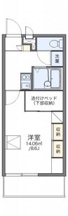 予讃線・内子線/国分駅 徒歩14分 2階 築22年 1Kの間取り