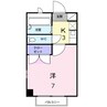 ベウラハイツ 1Kの間取り