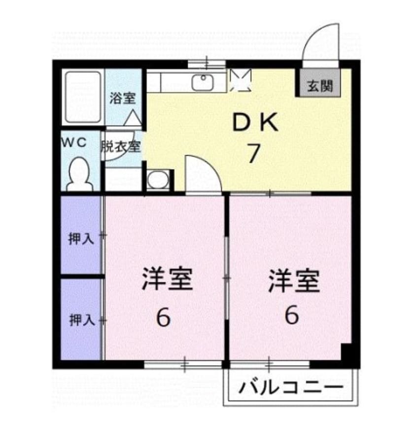 間取図 エスポワールロジュマン