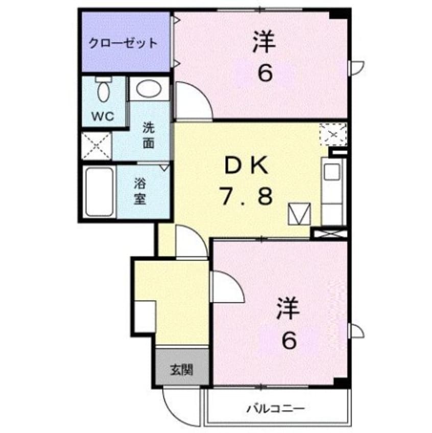 間取図 エスト・モンターニュ