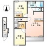 フォルティア　Ｃ 2LDKの間取り