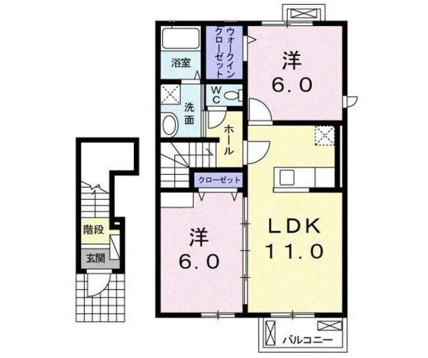 間取図 ミルフロールⅣB