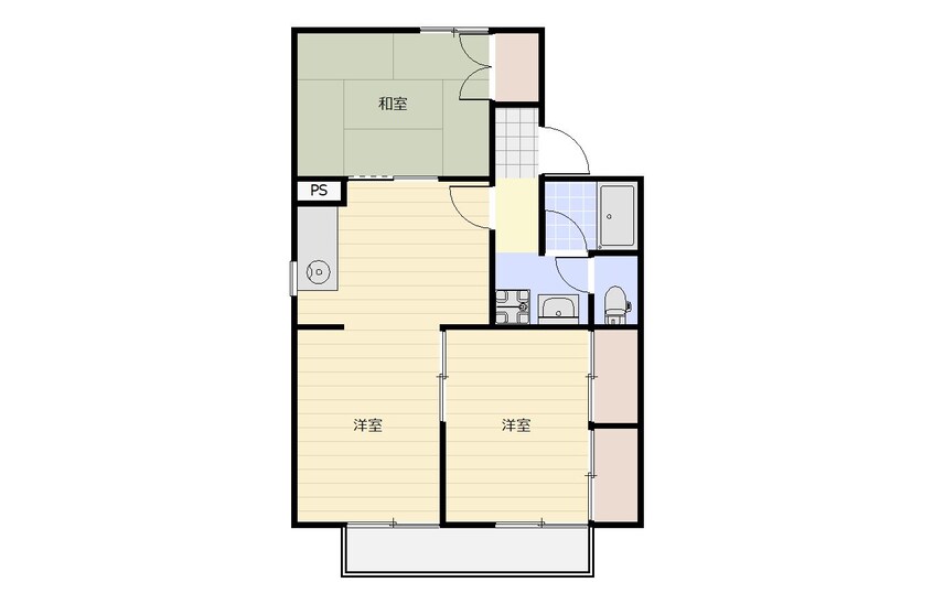 間取図 レジデンスオリーブ　A