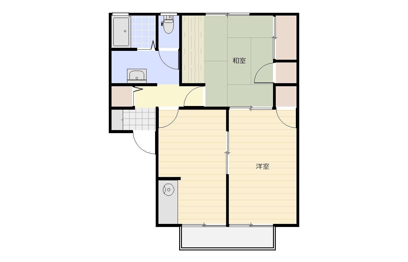 間取り図 レジデンスオリーブ　C