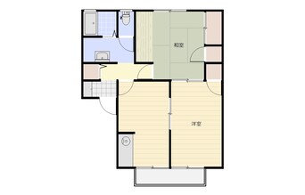 間取図 レジデンスオリーブ　C