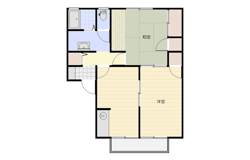 間取図 レジデンスオリーブ　C