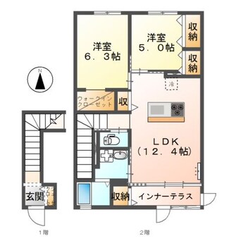 間取図 クレアⅡ