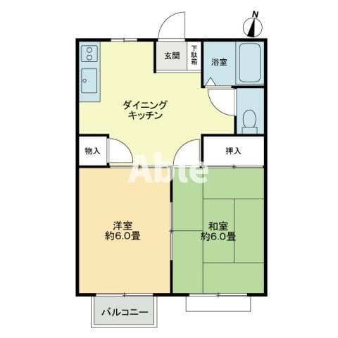 間取り図 フォブールホロニックA