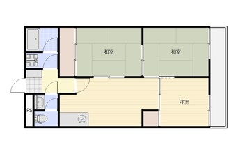 間取図 東讃ハイツ