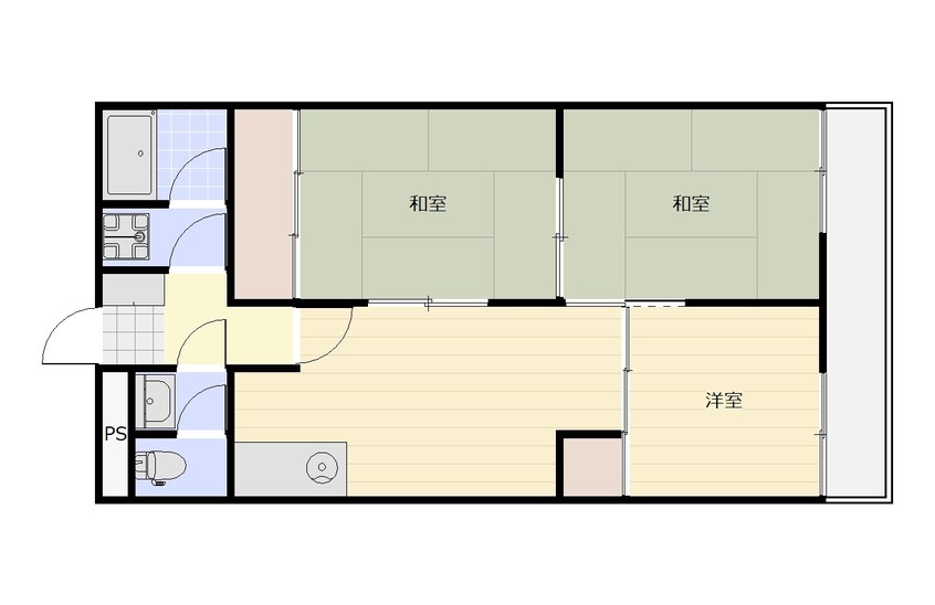 間取図 東讃ハイツ