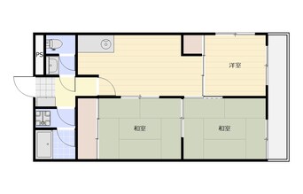 間取図 東讃ハイツ
