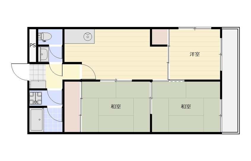 間取図 東讃ハイツ