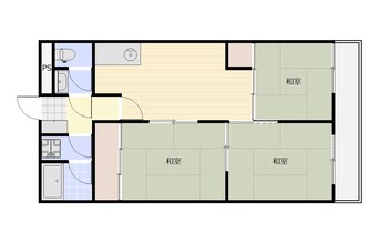 間取図 東讃ハイツ