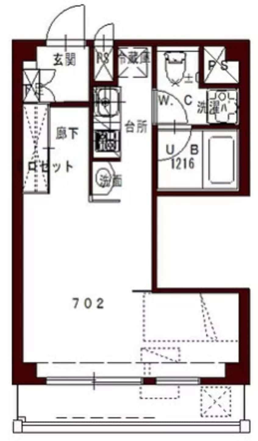 間取図 コリドールベルエア
