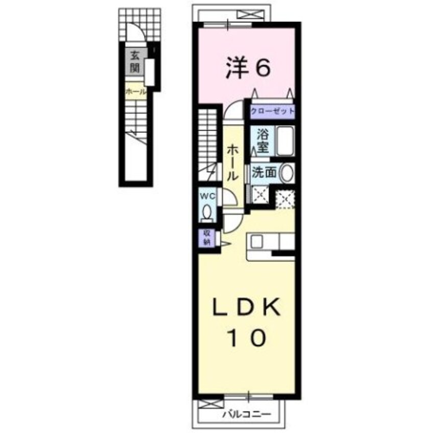 間取図 キャッツコート鶴市