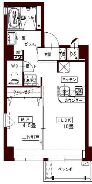 間取り図 コリドール中央