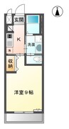 アルバＭ 1Kの間取り