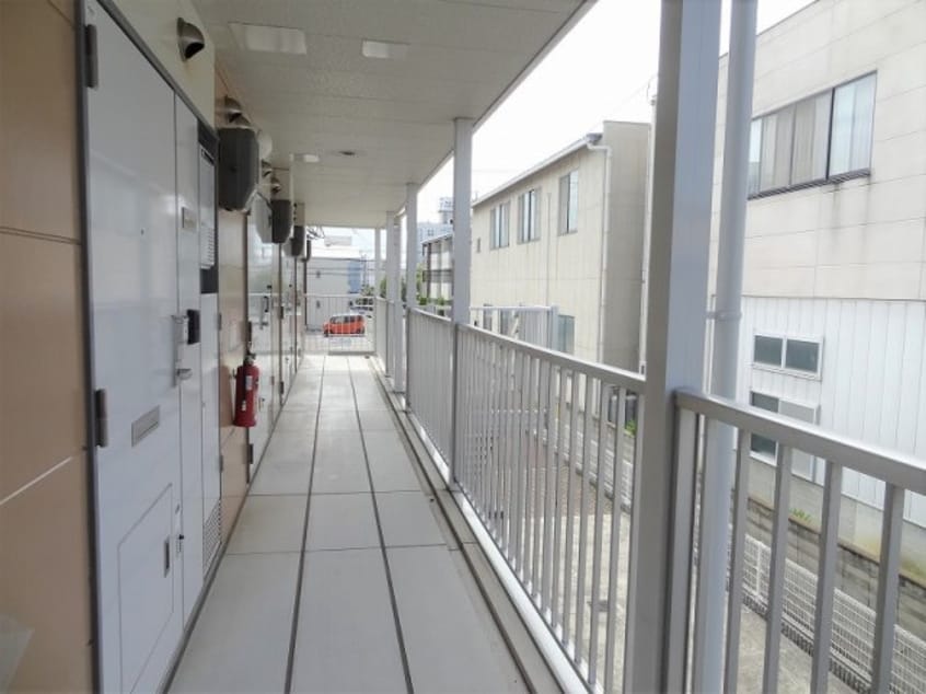 ２Ｆ共用廊下 レオパレスプランドール木太