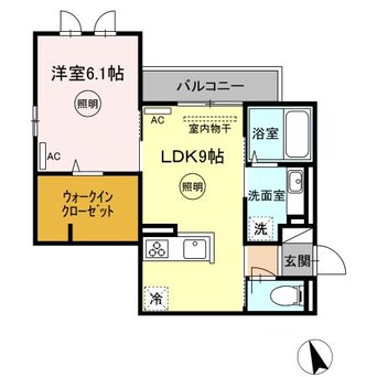 間取図 アパッショナート東浜