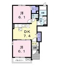 パークヒルズ前山　Ａの間取図
