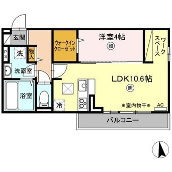 間取図 ユニヴェール C棟