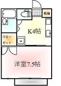 コーポビジョンの間取図