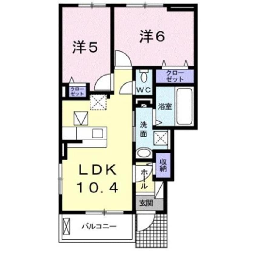 間取図 アグレアーブルⅤ
