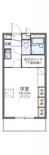 レオパレスＡＳＴ 1Kの間取り