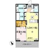 J.リヴェール高松西宝町　C棟 1LDKの間取り