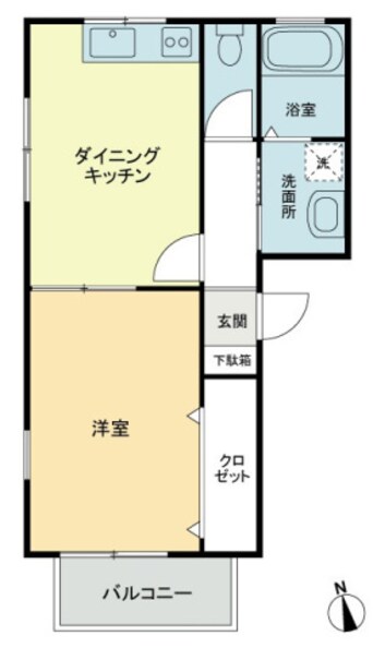 間取図 フォブールＤＭＣ・D