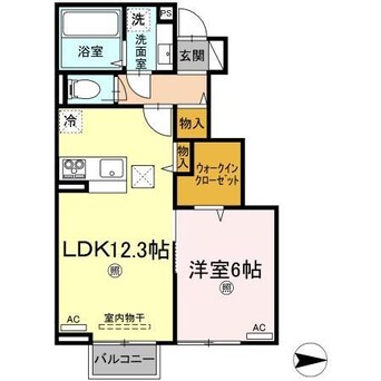 間取図 メゾンF-1