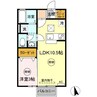 ユーラナス木太 1LDKの間取り