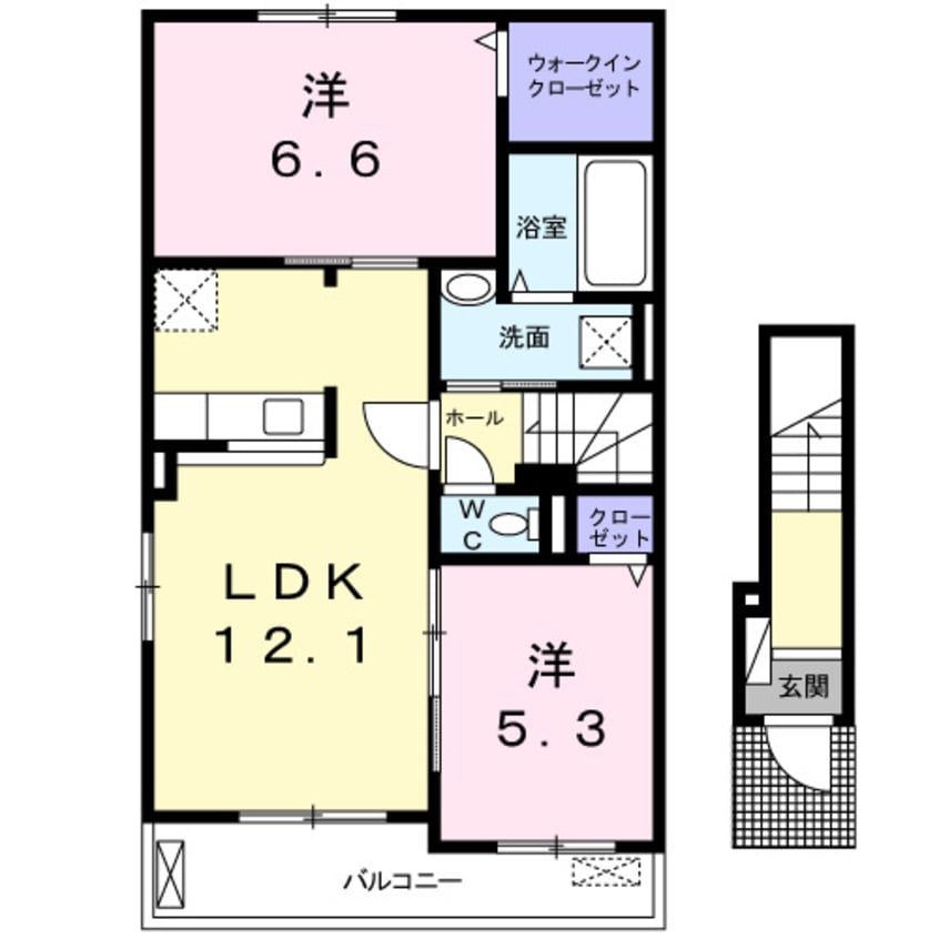 間取図 メゾン　アルモニー