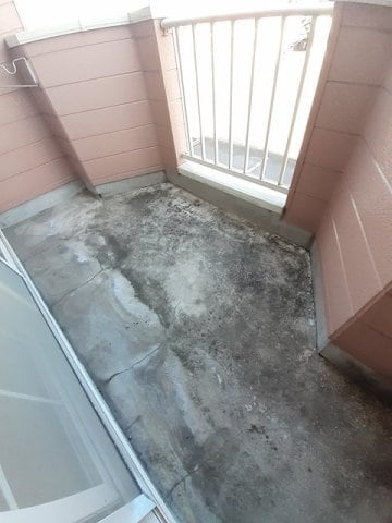 広々としたバルコニーです コーポリバーサイド　Ａ