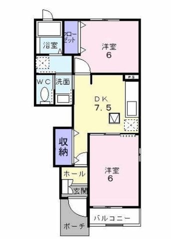 間取図 メゾン・アルカンシエルＡ