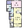 アクティ・スクエア　Ⅰ 1LDKの間取り