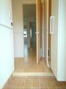 収納もある玄関です ジェネシスIV