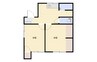 マンション宮脇 2DKの間取り