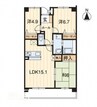 ホープTOMO 3LDKの間取り
