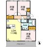 レジアス 3LDKの間取り