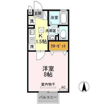 間取図 ベルシャトル　C棟