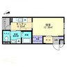 ミュー亀井町 1Kの間取り