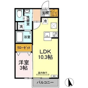 間取図 リビングタウン高松中央　Ｂ棟
