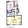 レジナスＭＩＺＵＫＩ 1LDKの間取り