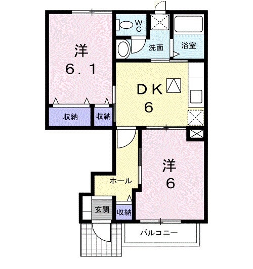 間取り図 Ｍ・Ｋハイツ