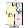 フローラメゾンＭＳ 1LDKの間取り