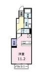 バレーフィールドⅡ 1Rの間取り